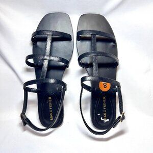 Marc Fisher Black Strappy Sandals